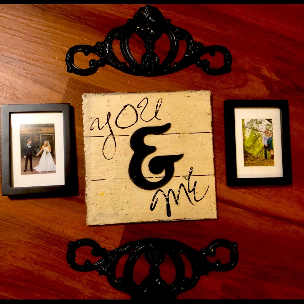“You and me” wall decor